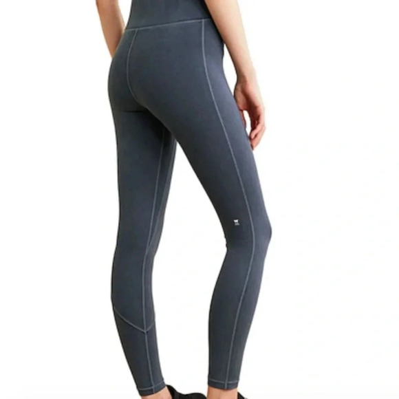 We Over Me Bandier Washed Black Leggings Women’s Large - Picture 1 of 5